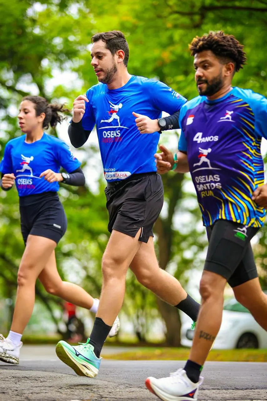 Atleta da Oseias Santos Run em dia de prova